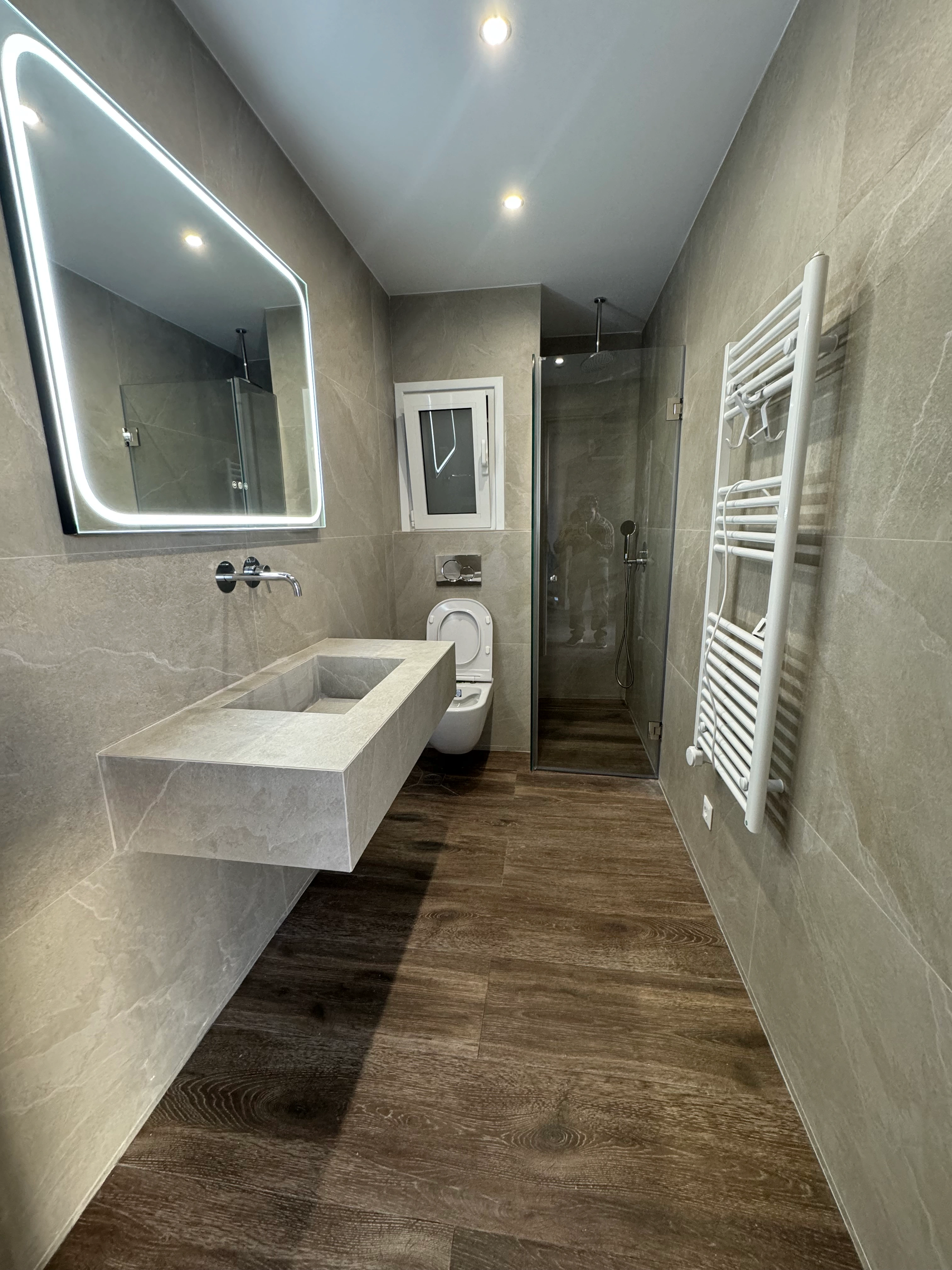 Bathroom tile and marble work